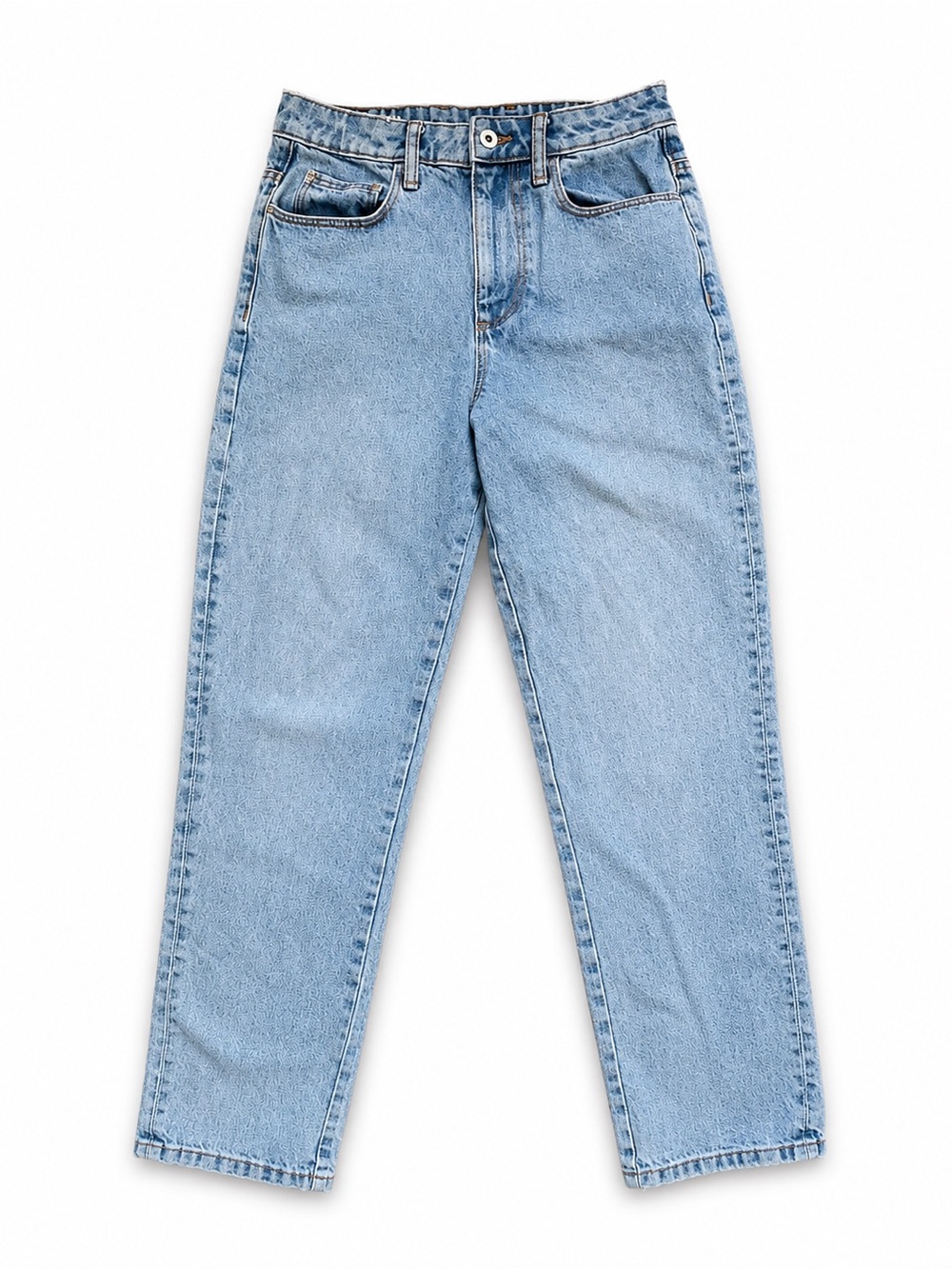 COLLUSION Light Wash Cotton Straight Leg Jeans | 28” Waist